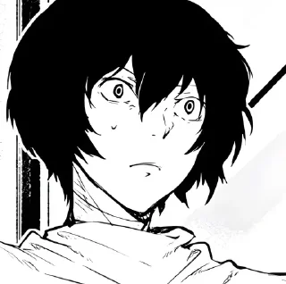 ♠️ emoji Osamu Dazai ≈ @wujsed Telegram sticker 16 of 74