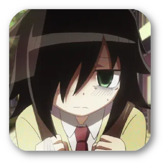 🙁 emoji Yet Another Tomoko Stickerpack Telegram sticker 13 of 109