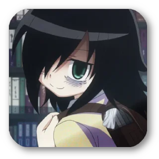 🙂 emoji Yet Another Tomoko Stickerpack Telegram sticker 12 of 109