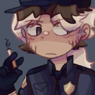 🛂 emoji Lt Thatcher Davis <3 @laymishh Telegram sticker 17 of 115