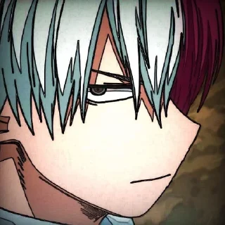 😒 emoji 🤍Тодороки❤️ Telegram sticker 2 of 56