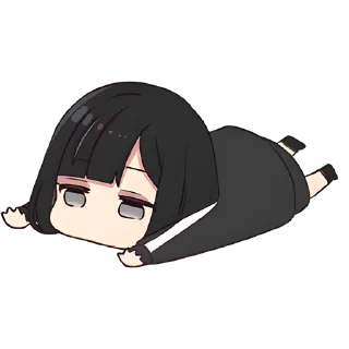 😇 emoji Юрудура-тян (B) @Nyasticks Telegram sticker 22 of 25