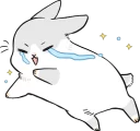 😭 emoji Machiko rabbit :: @line_stickers Telegram sticker 19 of 120