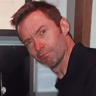 ☄️ emoji @TVstickers Hugh Jackman Telegram sticker 2 of 45