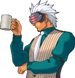 Sticker from Ace Attorney Badasses
