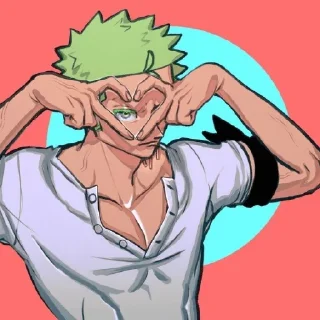 💚 emoji Ван пис Telegram sticker 12 of 17