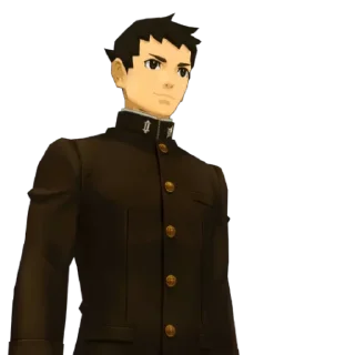 🙂 emoji The Great Ace Attorney Telegram sticker 19 of 119