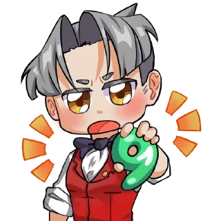 Sticker from Ace Attorney Swap