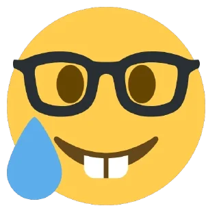 🤓 emoji 🤓 Telegram sticker 24 of 30