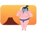 Sticker from Sumo