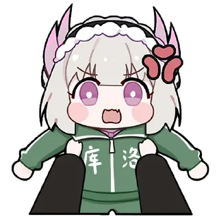 😠 emoji Liv streamer Cullo suit Telegram sticker 5 of 17
