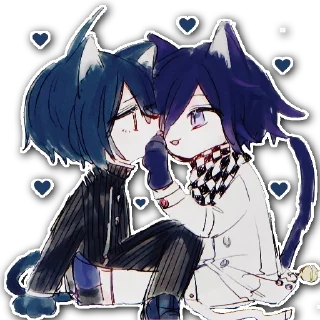 😻 emoji сайома 💙💜 Telegram sticker 1 of 67