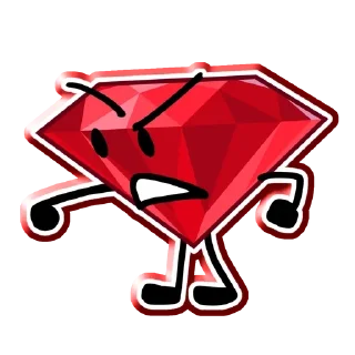 😠 emoji Фаворитка Руби Telegram sticker 10 of 67
