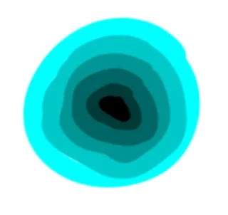 💙 emoji Colorful holes Telegram sticker 5 of 10