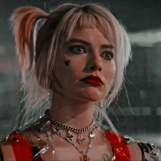 🤔 emoji crazy harley quinn🔫 Telegram sticker 2 of 25