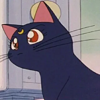 😐 emoji Sailor Moon Telegram sticker 10 of 25