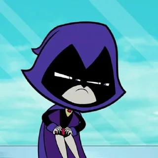 😠 emoji raven Telegram sticker 8 of 42