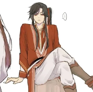 🤨 emoji Hua Cheng Telegram sticker 11 of 49
