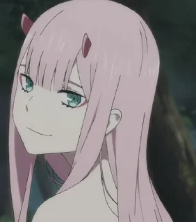 😏 emoji Zero Two-пак Telegram sticker 8 of 120