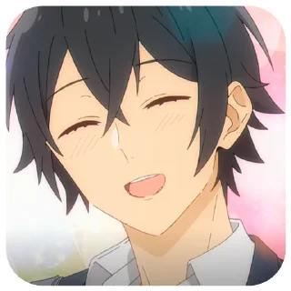 😊 emoji Хоримия: Кусочек / @moonhausu Telegram sticker 19 of 48