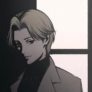 🔫 emoji Johan Liebert Telegram sticker 23 of 50