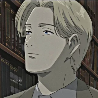 ☠️ emoji Johan Liebert Telegram sticker 17 of 70