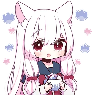 🍧 emoji Сладкая зайка @Nyasticks Telegram sticker 21 of 41