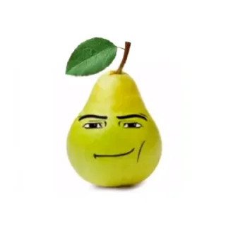 🍐 emoji Забавные фрукты | @ixdoublesix Telegram sticker 19 of 40