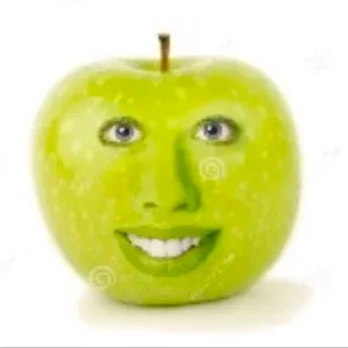 🍏 emoji Забавные фрукты | @ixdoublesix Telegram sticker 24 of 40