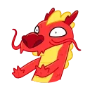 ❌ emoji Chinese Dragon Telegram sticker 12 of 28