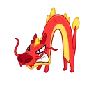 😠 emoji Chinese Dragon Telegram sticker 10 of 28
