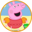 🏊 emoji Peppa Pig Telegram sticker 10 of 11
