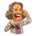 Sticker from The Dude