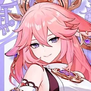 🌟 emoji Yae miko Telegram sticker 19 of 20