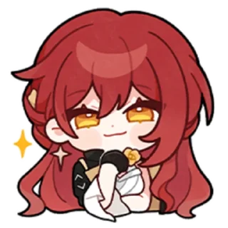 😏 emoji Star Rail Telegram sticker 9 of 28