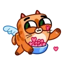 🥰 emoji Cupid Kitty Telegram sticker 7 of 25