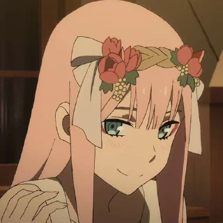 ☺️ emoji ZeroTwo (02) Telegram sticker 16 of 19