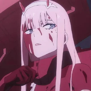 😒 emoji ZeroTwo (02) Telegram sticker 14 of 19