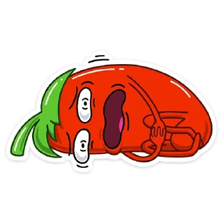 😨 emoji Перец (@TgSticker) Telegram sticker 11 of 48