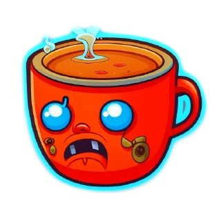 🥑 emoji HotTea Telegram sticker 13 of 16