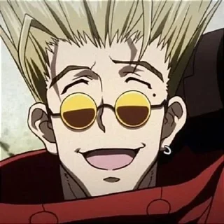 🤗 emoji trigun Telegram sticker 13 of 17