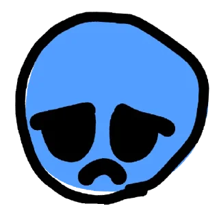 😞 emoji Кривой бс нонамее Telegram sticker 14 of 17