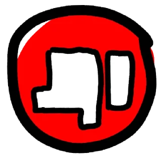 👎 emoji Кривой бс нонамее Telegram sticker 7 of 17