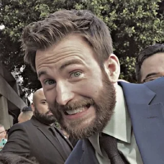🍁 emoji Chris Evans by @sonnnime Telegram sticker 14 of 20