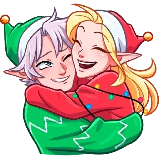 ❤️ emoji Обнимашки ВК от @stickers_vk Telegram sticker 17 of 31