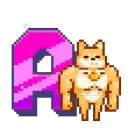Sticker from Стикерный алфавит ВК @stickers_vk