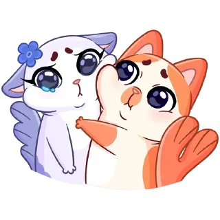 ❤️ emoji Обнимашки ВК от @stickers_vk Telegram sticker 16 of 31