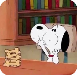 🍽️ emoji Snoopy Telegram sticker 14 of 50