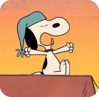 🥱 emoji Snoopy Telegram sticker 12 of 50