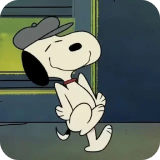 😊 emoji Snoopy Telegram sticker 4 of 50